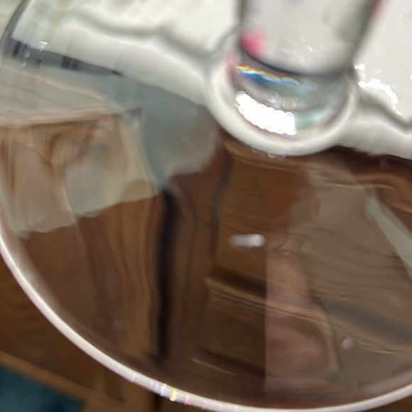 Red Glass Hurricane Candle Holder The Second - Picture 9 of 10